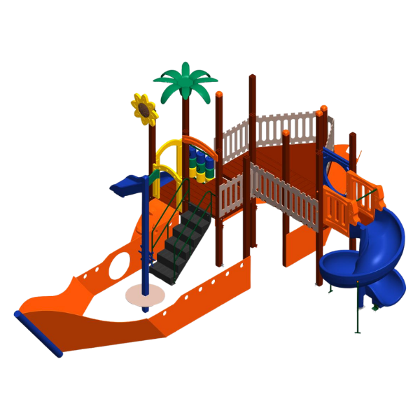 Playground Temático - Barco Pirata